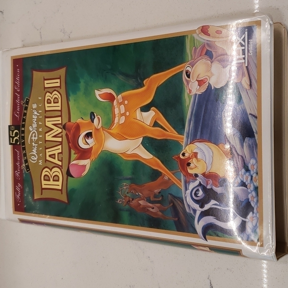 𝅺bambi 55th Anniversary VHS Tape